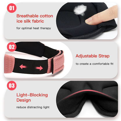 Sleeping Mask, 3D Memory foam light blocking Mask